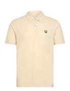 Monogram Jacquard Polo Shirt Lyle & Scott Sport Cream