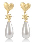 The Pearl Star Studs- Gold LUV AJ Gold