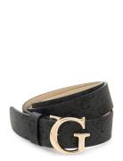 Noelle Logo Adj Pant Belt GUESS Black