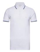 Polo Shirt With Contrast Piping Lindbergh White