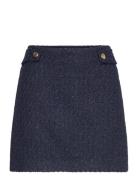 Tweed Mini Skirt Michael Kors Navy