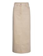 Slvisti Denim Skirt Soaked In Luxury Beige