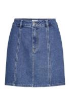 Objcarol Denim Short Skirt 132 Object Blue