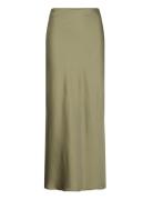 Viellette Hw Long Skirt - Noos Vila Khaki