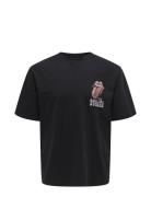 Onsrollingst S Rlx Ss Tee ONLY & SONS Black