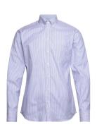 Oxford Stripe Bosweel Shirts Est. 1937 Blue