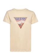 Ss Guess Fuji Easy Tee GUESS Jeans Cream