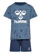 Hmlnole Night Suit S/S Hummel Blue