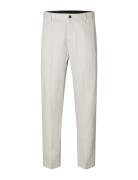 Slhregular-Will Linen Trs Noos Selected Homme Cream