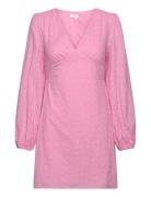 Vimalina L/S Short Dress/Ka Vila Pink