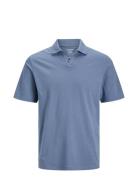 Jjesummer Linen Polo Ss Ln Jack & J S Blue