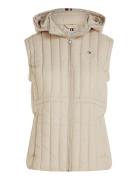 Feminine Lw Down Vest Tommy Hilfiger Beige