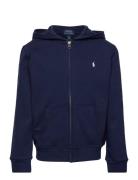 Spa Terry Full-Zip Hoodie Ralph Lauren Kids Blue