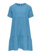 Kogthyra S/S Layered Dress Wvn Kids Only Blue