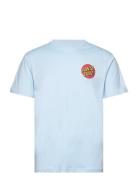 Classic Dot Chest T-Shirt Santa Cruz Blue