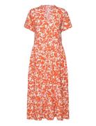 Edasz Ss Maxi Dress Saint Tropez Orange