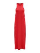 Onlmay Life S/L Long Dress Box Jrs ONLY Red
