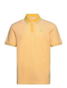 Polo With Detailed Collar Tom Tailor Yellow