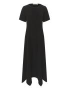 Glennagz Ls Long Dress Gestuz Black