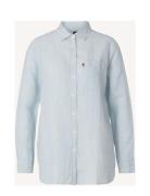 Isa Linen Shirt Lexington Clothing Blue