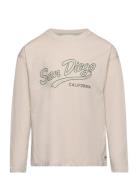 Long-Sleeved T-Shirt With Message Mango Grey