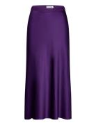 Hana Satin Skirt Ahlvar Gallery Purple