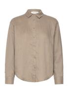 Linen Shirt Rosemunde Brown