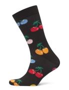 Cherry Sock Happy Socks Black