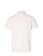 Slhreg-Sun Shirt Ss Noos Selected Homme White