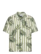 Jjjeff Resort Aop Shirt Ss Jack & J S Green