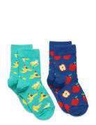 2-Pack Kids Fruit Socks Happy Socks Patterned