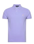 Slim Fit Mesh Polo Shirt Polo Ralph Lauren Purple