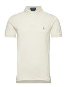 Slim Fit Mesh Polo Shirt Polo Ralph Lauren Cream