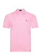 Slim Fit Mesh Polo Shirt Polo Ralph Lauren Pink