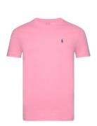 Custom Slim Fit Jersey Crewneck T-Shirt Polo Ralph Lauren Pink