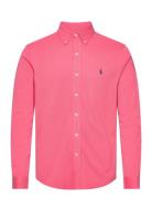 Featherweight Mesh Shirt Polo Ralph Lauren Pink