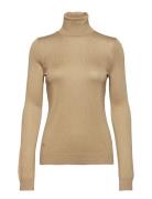 Silk-Blend Roll Neck Lauren Ralph Lauren Beige