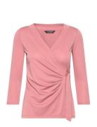 Stretch Jersey Top Lauren Ralph Lauren Pink