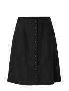 Slfgulia Hw Short Skirt Selected Femme Black