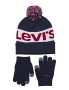 Levi's® Beanie And Gloves Set Levi's Blue