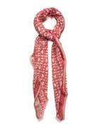 Th Contemporary Mono Cb Scarf Tommy Hilfiger Red