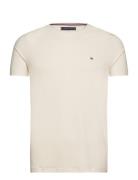 Stretch Slim Fit Tee Tommy Hilfiger Beige