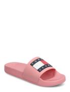 Tommy Jeans Flag Pool Slide Ess Tommy Hilfiger Pink