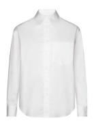 Relaxed Cotton Shirt Calvin Klein White