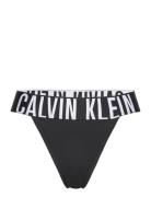 High Leg Thong Calvin Klein Black