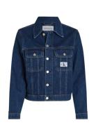 Cropped 90S Denim Jacket Calvin Klein Jeans Blue