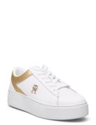 Th Platform Court Sneaker Gld Tommy Hilfiger White