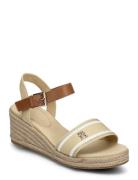 Webbing Wedge Sandal Tommy Hilfiger Beige