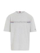 Stripe Chest Hilfiger Tommy Hilfiger Grey