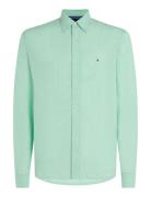 Pigment Dyed Li Solid Rf Shirt Tommy Hilfiger Green